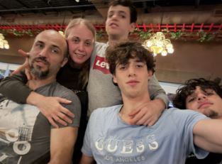 Josie with her three children
